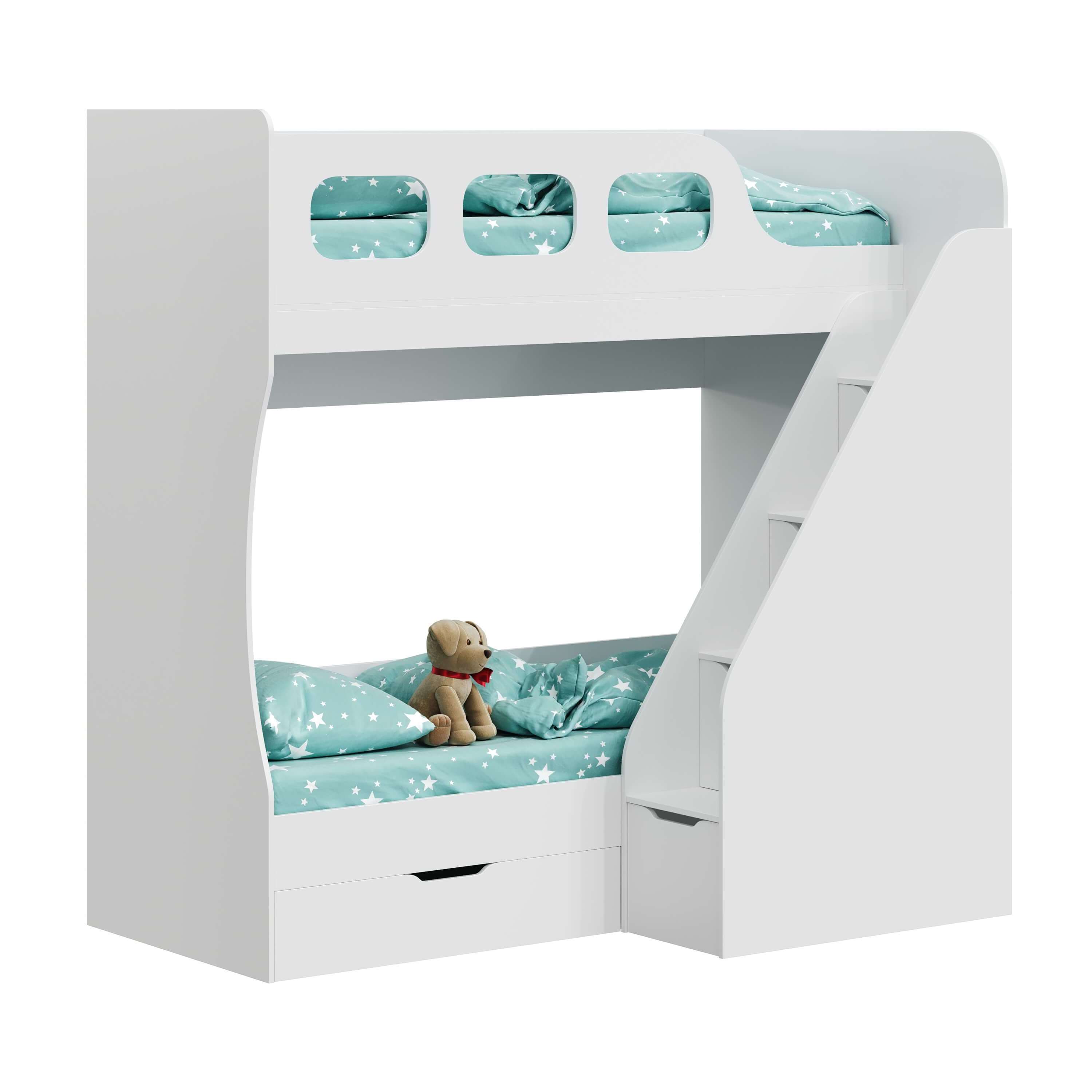 Кровать 2-х ярусная Умка-6 (лестница слева) 190х80