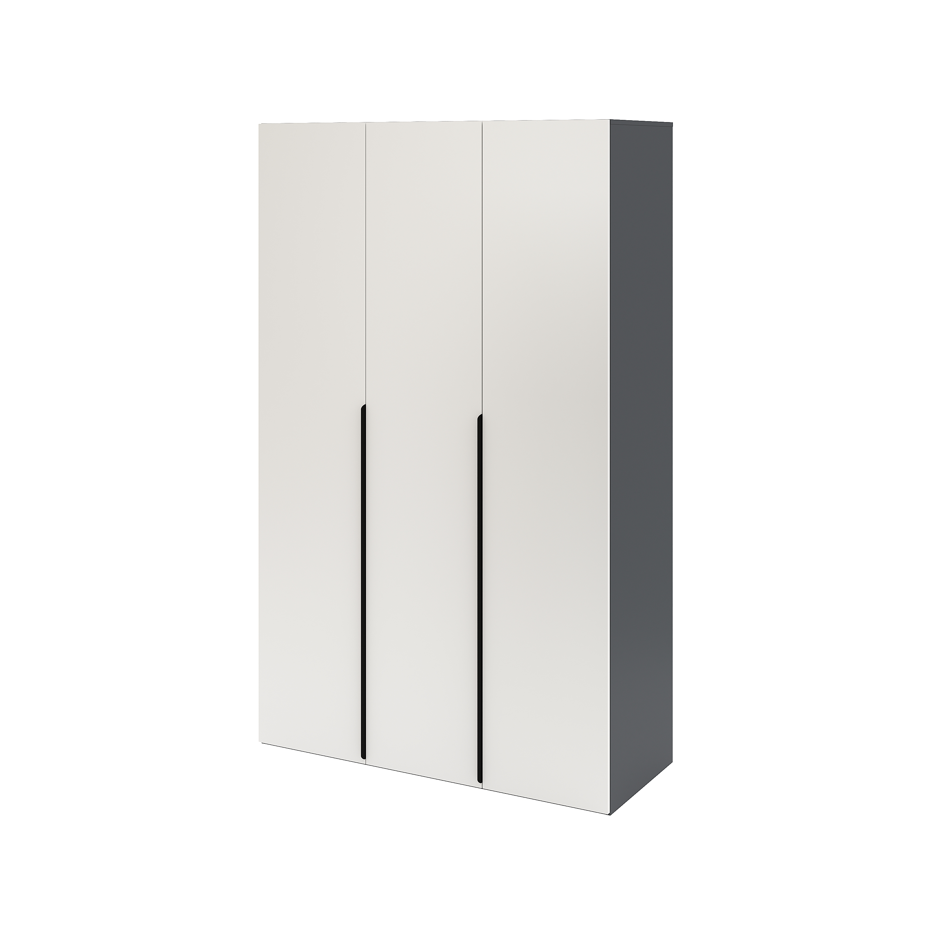 Шкаф 3-х дверный коллекции Брайт Графит-2