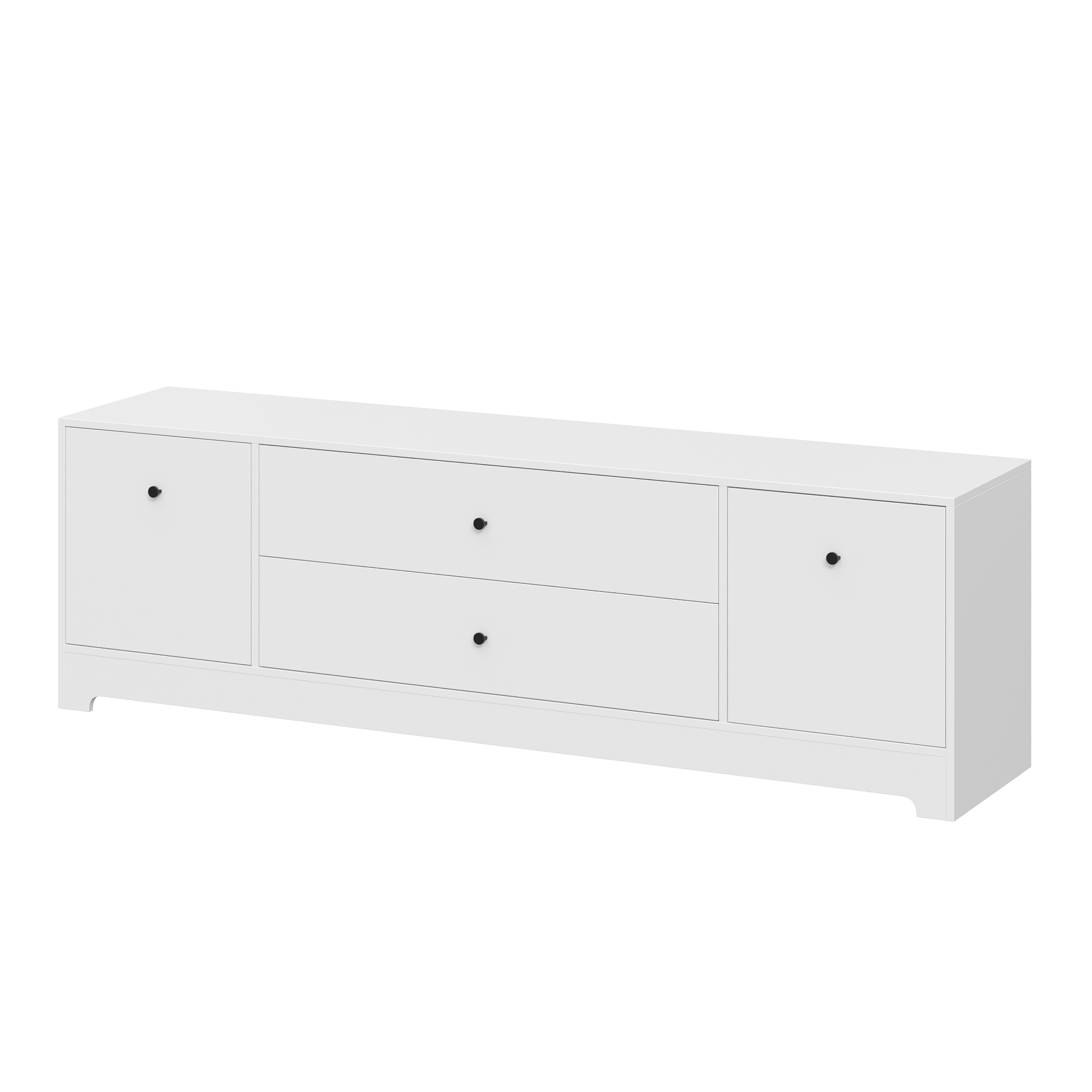 Тумба-комод 1800 мм Норд-1 (цвет белый) 
