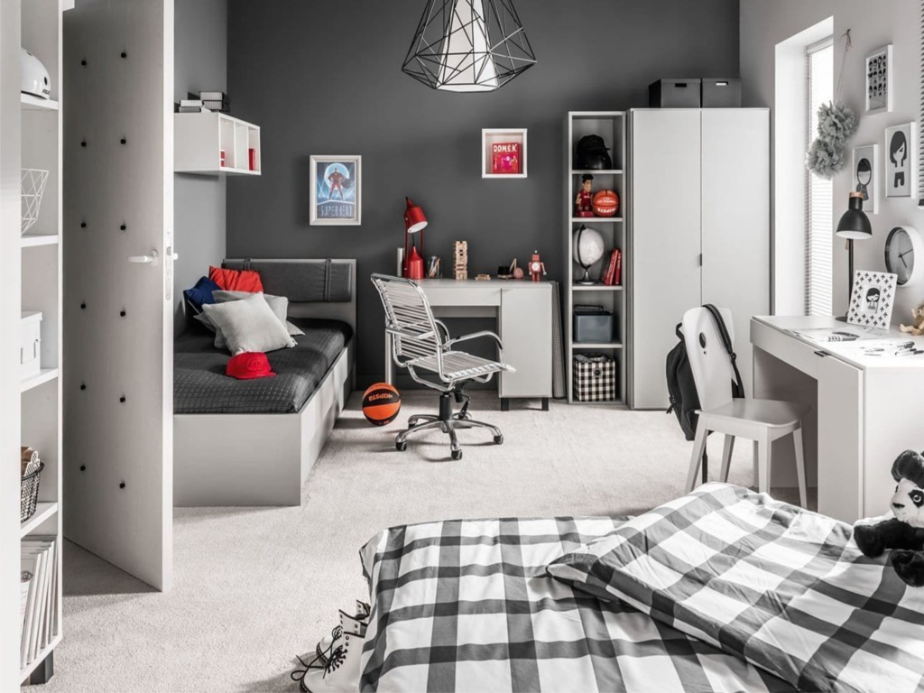 детская в черно-серых тонах