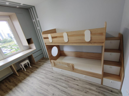 Кровать Фортуна-2 (цвета разные) 180х80 от Династия Kids