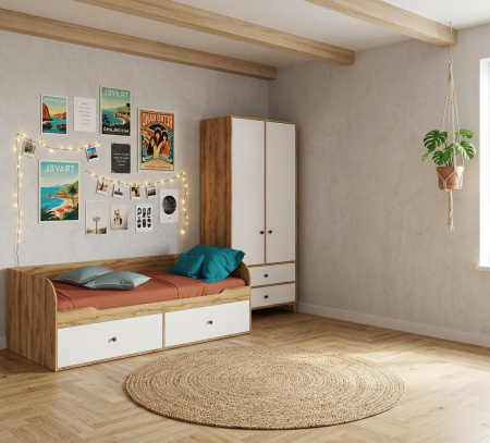 Кровать коллекции Альви 190х90 от Династия Kids