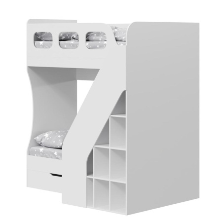 Кровать двухъярусная 190х80 Умка-4 (цвет белый)  от Династия Kids