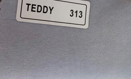 Диван-кровать Кэви (правый бортик). Велюр Тедди 324 (пудровый) от Династия Kids