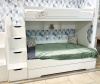 Кровать двухъярусная БИГ (цвет белый) 200х120 от Династия Kids