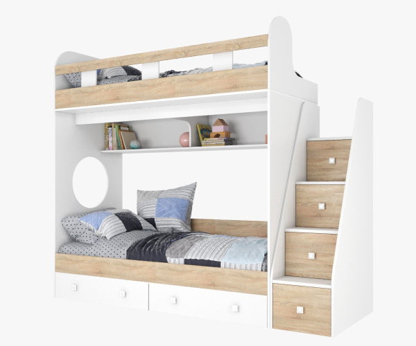 Кровать двухъярусная 160х80 Юниор-1  от Династия Kids