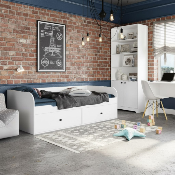 Комплект мебели коллекции Норд (кровать + стол + стеллаж) от Династия Kids