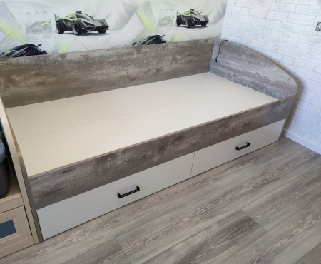 Кровать 120х200 коллекции Гранд New (прямая спинка) от Династия Kids