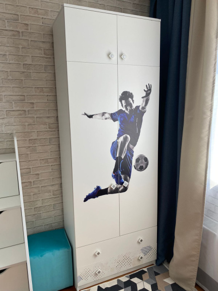 Шкаф коллекции Футбол (с принтом) от Династия Kids