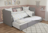 Кровать мягкая МОНО 90х190 с доп. спальным местом (цвета разные)