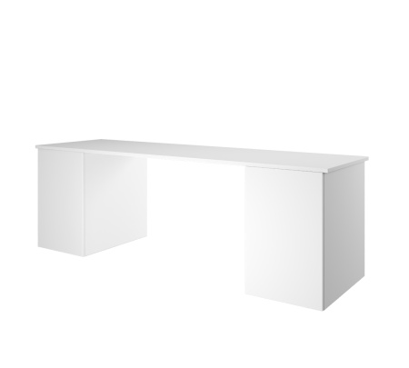 Стол Дуэт 2000 мм (белый) две тумбы от Династия Kids