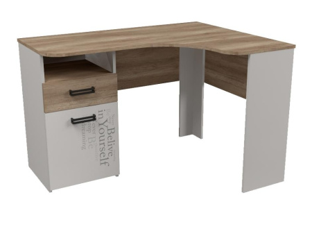 Стол угловой коллекцииТвой Стиль 1400 мм (с принтом) от Династия Kids