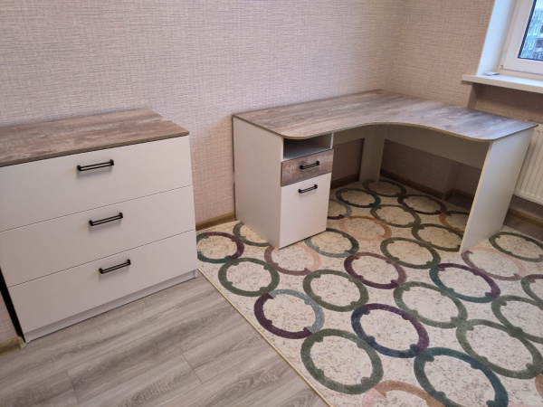 Стол угловой коллекции Гранд с 3 ящиками (ширина 1160 мм) от Династия Kids