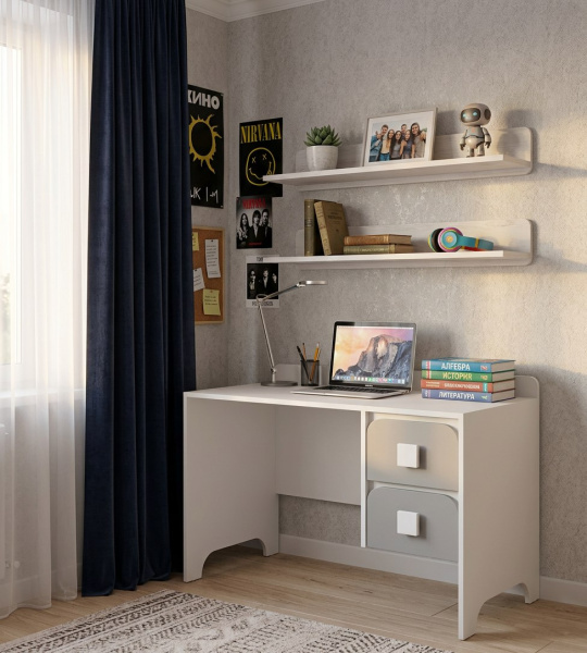 Комплект мебели Юниор-2 с двухъярусной кроватью Фортуна