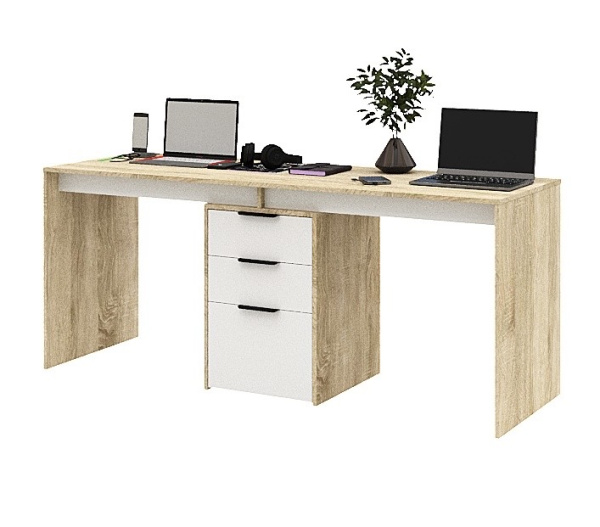 Стол для 2 детей Тандем 1800 мм (корпус дуб сонома)