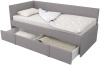 Угловая кровать МОНО 90х190 с ящиком (цвета разные)