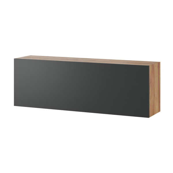 Полка настенная 1200 мм коллекции Брайт Графит