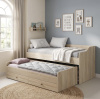 Выдвижная 2-х ярусная кровать 200х90 Портал (цвет белый) от Династия Kids