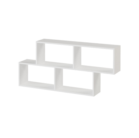 Комплект для 2 школьников Брайт Золотистый (2 полки + стеллаж-перегородка + 2 стола) от Династия Kids