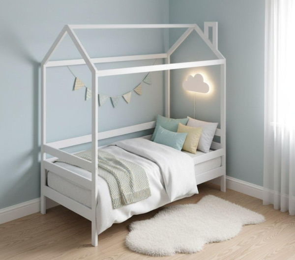 Кровать детская Домик ЭКО-9 (массив) 160х80 