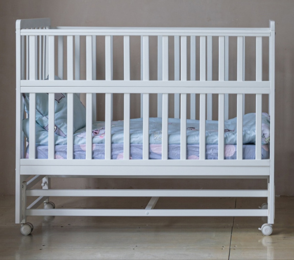 Кроватка-Маятник Aлберо 120х60 (белый)