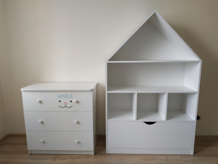 Стеллаж детский Домик-1 от Династия Kids