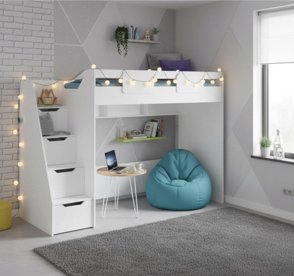 Кровать-чердак 190х90 коллекции Мозаика-2 