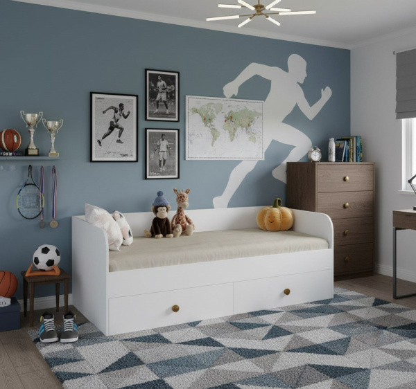 Комплект мебели: стол + шкаф + кровать коллекции Умка NEW  от Династия Kids