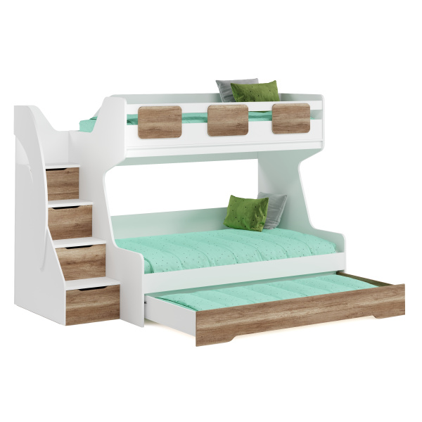 Кровать МЕГА ПРЕМИУМ 120х200 с доп.спальным местом