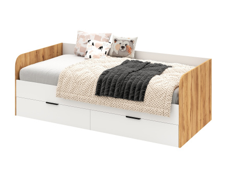 Комплект мебели Брайт Золотистый (стол + кровать + шкаф) от Династия Kids