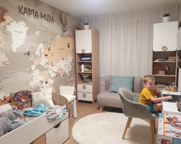 Стеллаж коллекции Юниор. Выставочный образец (смена экспозиции) от Династия Kids