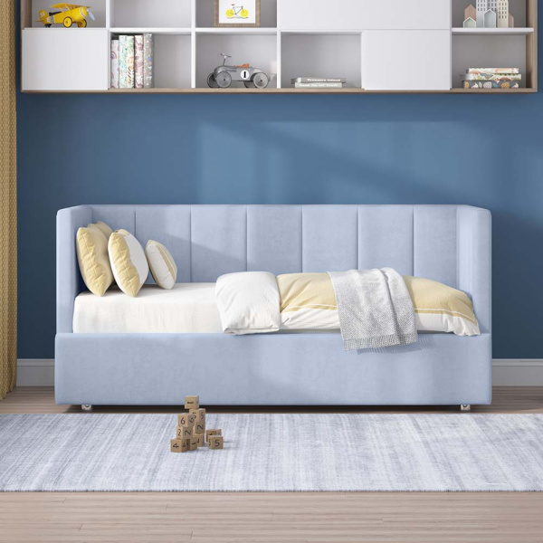 Мягкая Кровать «Quadra 2» 80x180 см, с подъёмным механизмом от Династия Kids