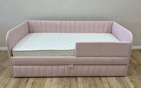 Угловая кровать 90х190 Гретта Up с ПМ (универсальный угол)