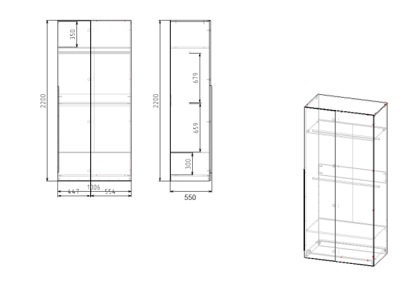 Шкаф угловой коллекции Брайт Велюр  от Династия Kids