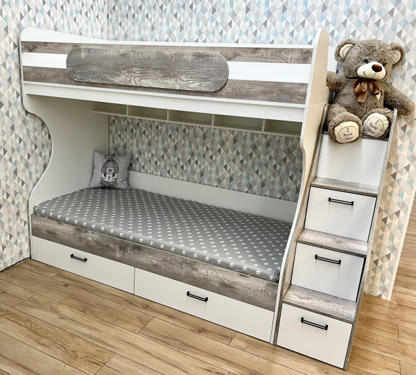 Двухъярусная кровать Гранд 190х90 от Династия Kids