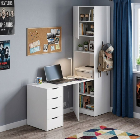 Уголок школьника: пенал Брайт + стол Дуэт  от Династия Kids