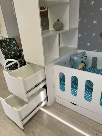 Стеллаж-перегородка для зонирования 1000 мм от Династия Kids