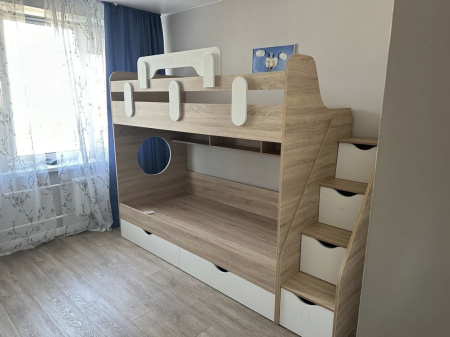 Двухъярусная кровать Фортуна (размеры и цвета разные) от Династия Kids