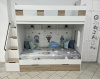 Кровать двухъярусная Твинс 190х90 (серебро + белый) от Династия Kids