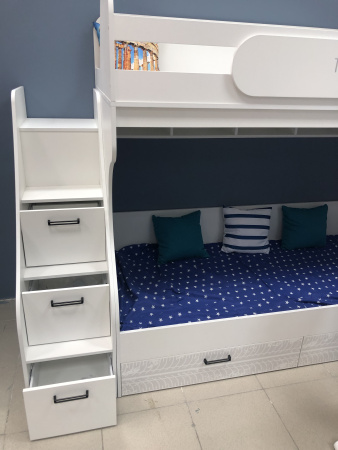 Двухъярусная кровать коллекции Престиж 190х90 от Династия Kids