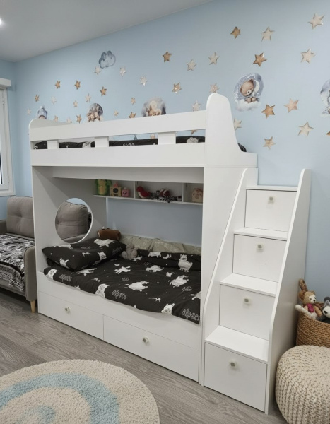 Кровать двухъярусная 200х90 Юниор-1  от Династия Kids