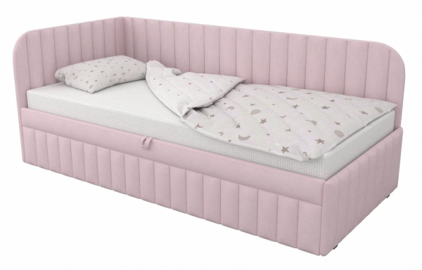 Угловая кровать 90х190 Гретта Up с подъемным механизмом