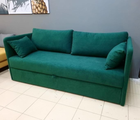 Диван Юнит Blue 1850х800 мм (подъемный механизм + ящик + 4 подушки)