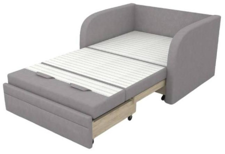 Выкатной диван Малыш Карамель 1100 мм (подушки с принтом)