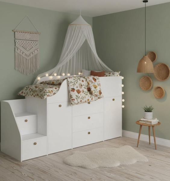 Кровать-чердак Хэппи-2 (цвета разные) 180х80