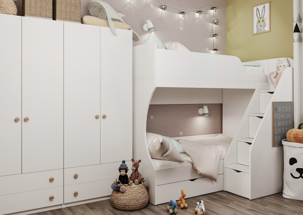 Двухъярусная кровать Умка-3  от Династия Kids